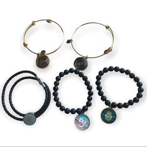 3/$15 Bundle 5 Sanskrit/mandala/om bracelets